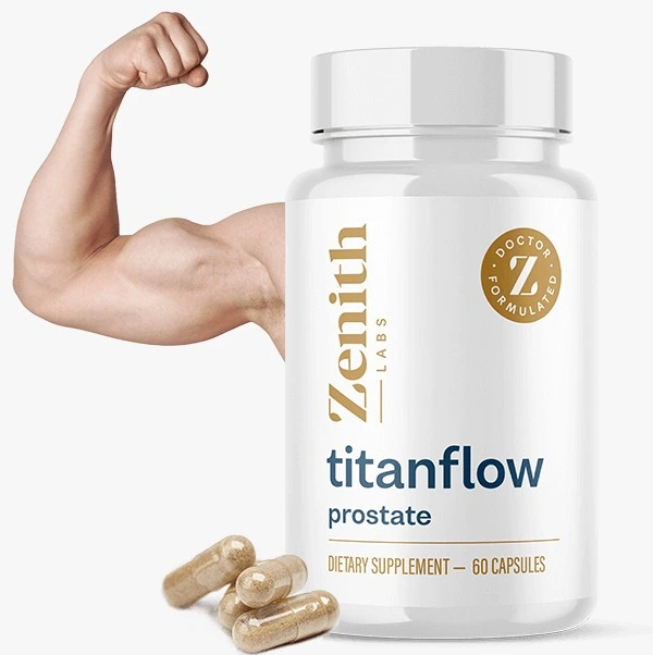 TitanFlow Supplement Bottle